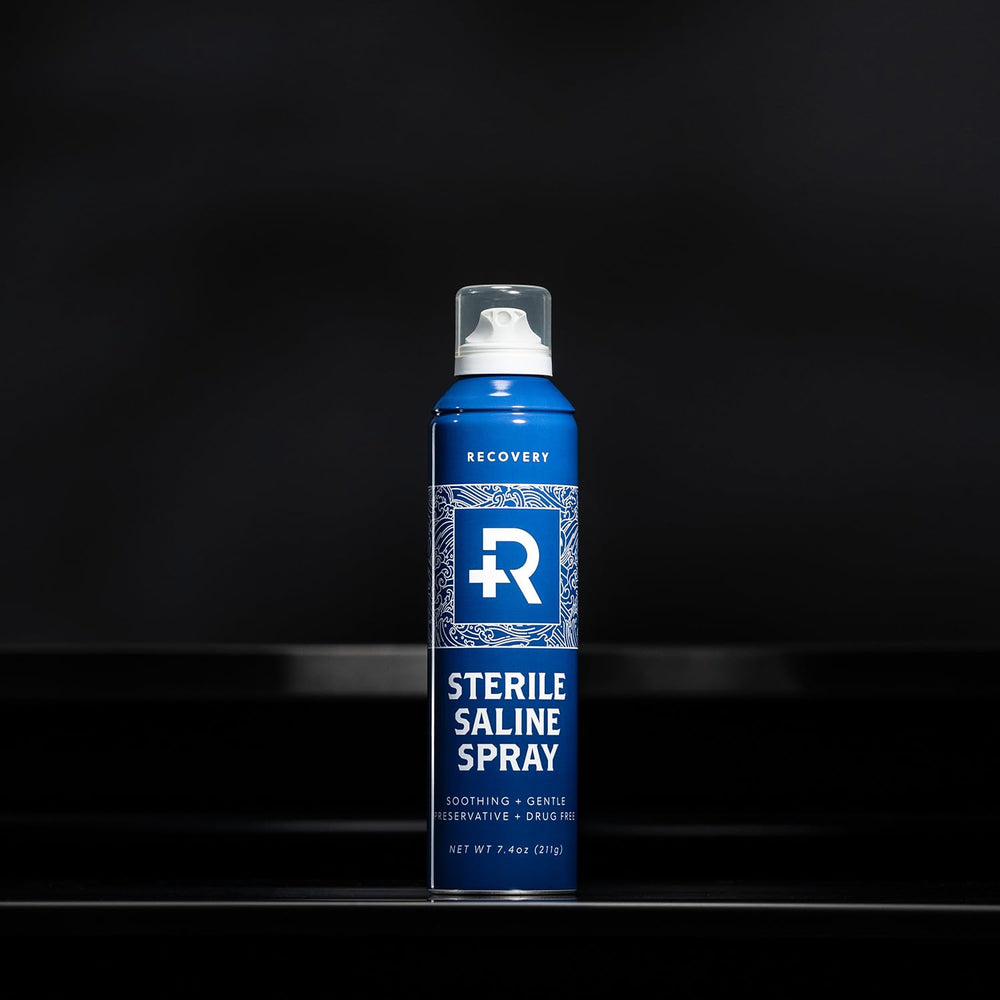 Recovery Aftercare botella 360 grados, aplicación higiénica en zonas difíciles.