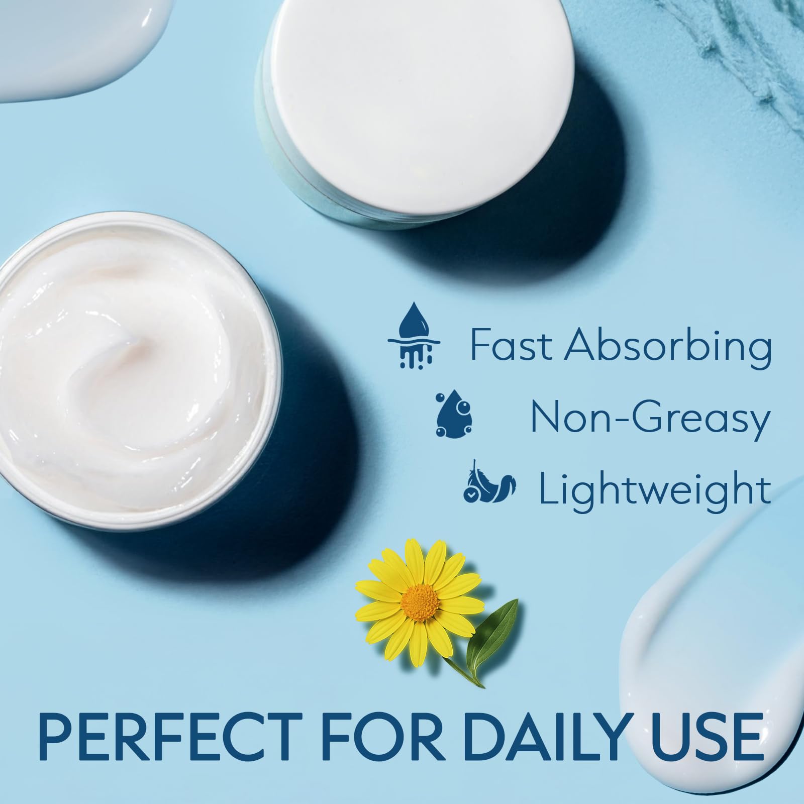 Recuren Plus non-greasy, fast-absorbing cream for arms and legs.