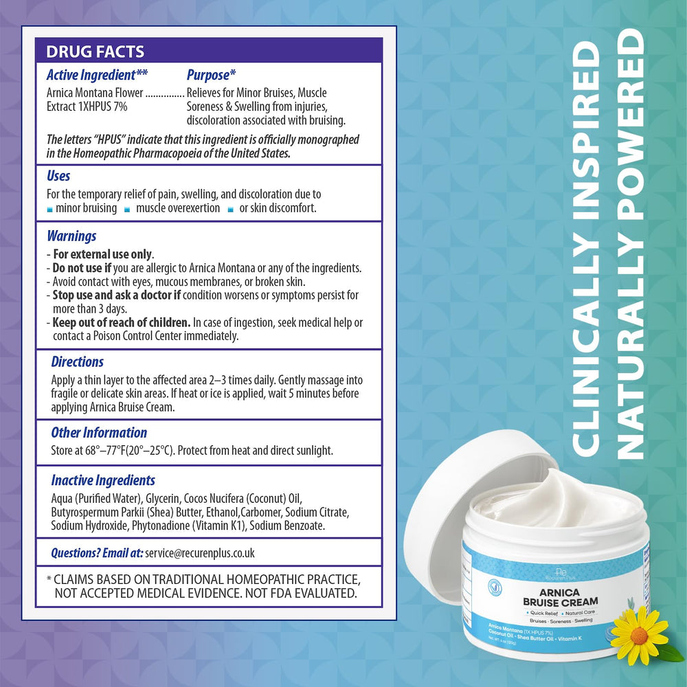 Recuren Plus paraben-free cruelty-free ingredients for daily use.