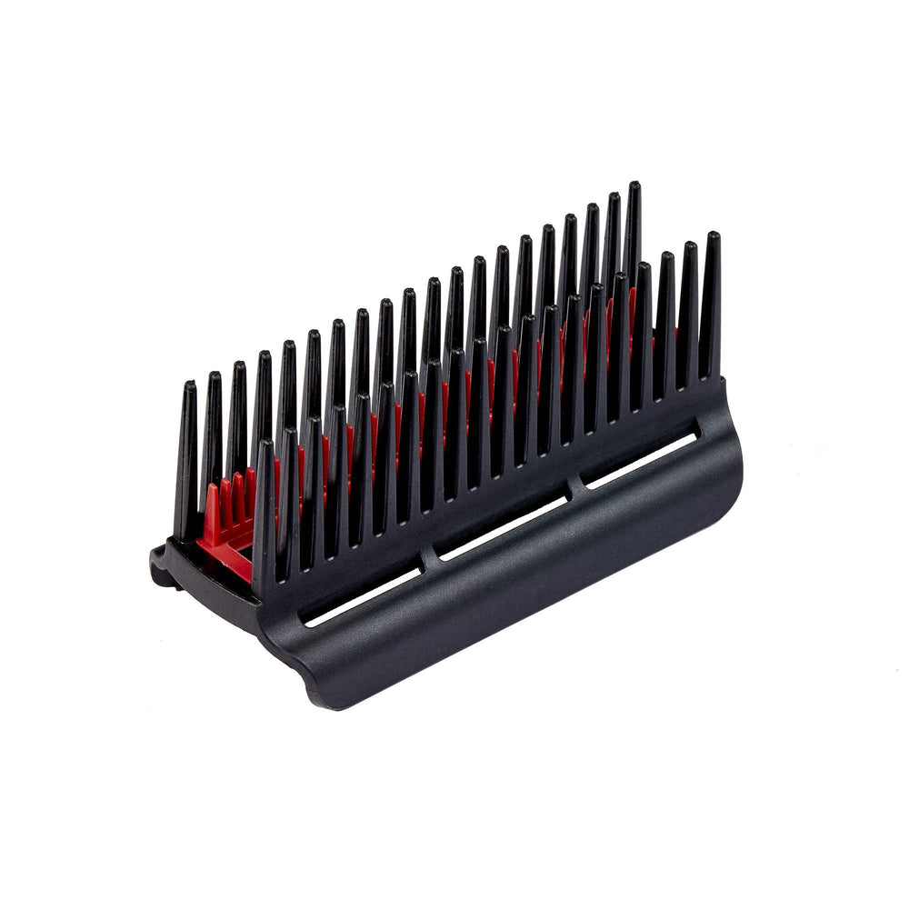 Red by Kiss 1875 Ceramic Ionic Hair Styler attachments in use for diverse looks