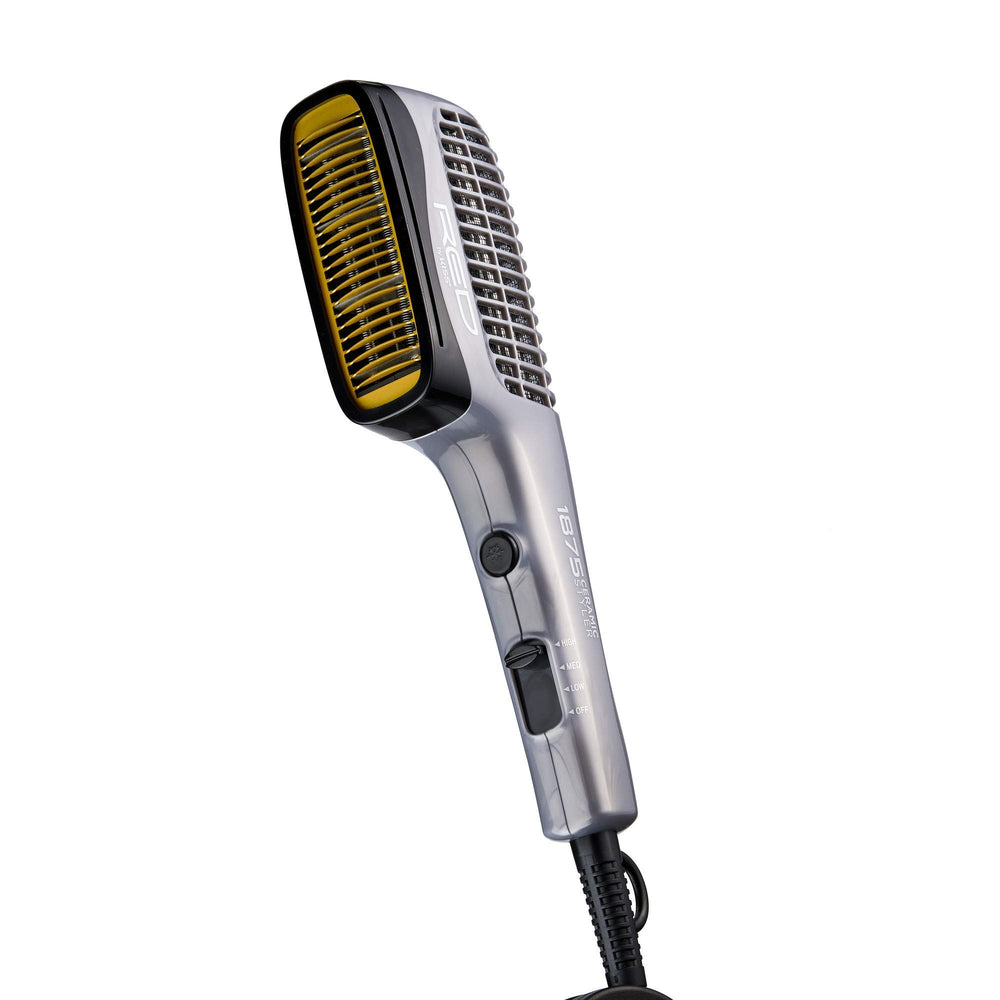 Red by Kiss 1875 Ceramic Ionic Hair Styler Detangler Pik attachment for gentle detangling