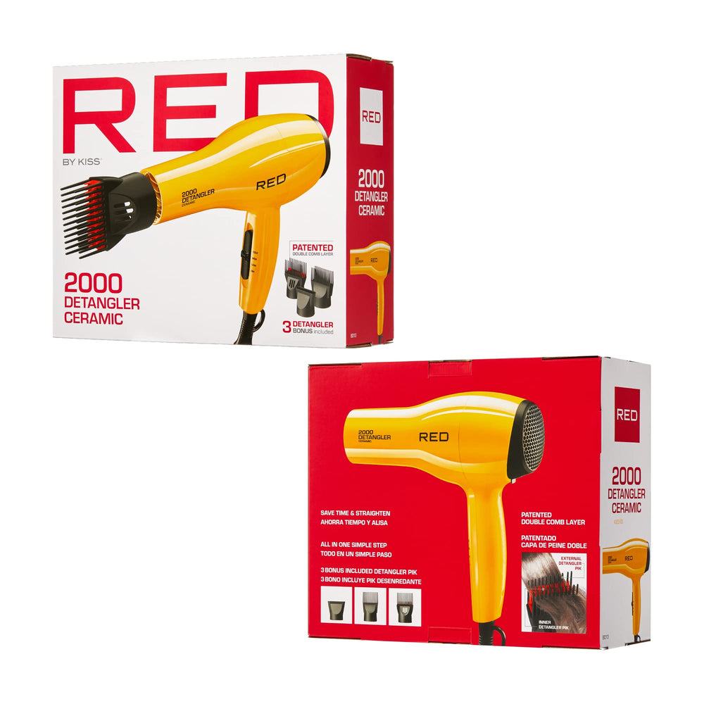 Red by Kiss 2000 air concentrator attachment for focused airflow