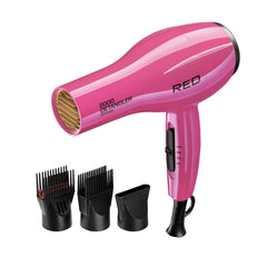 Red by Kiss 2000 pink front view showing professional styling potential for smooth results