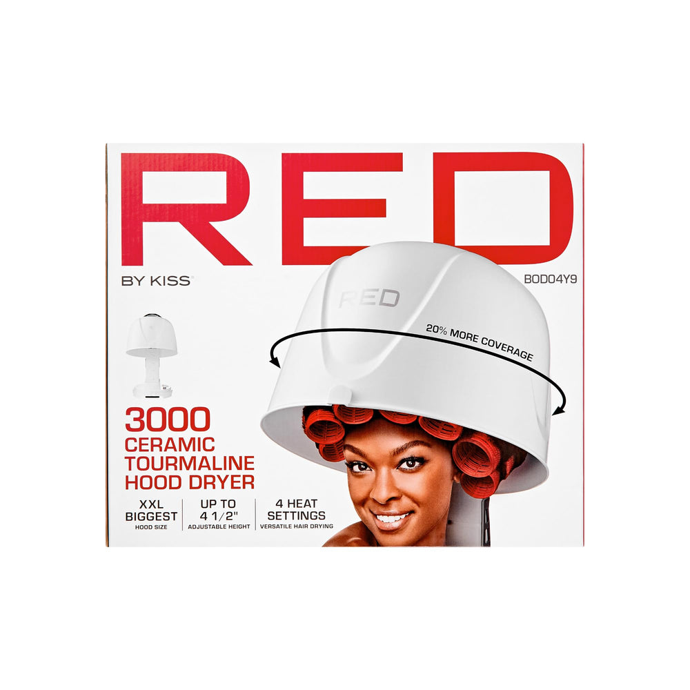 Red by Kiss 3000 compact portable design ideal for home or salon use
