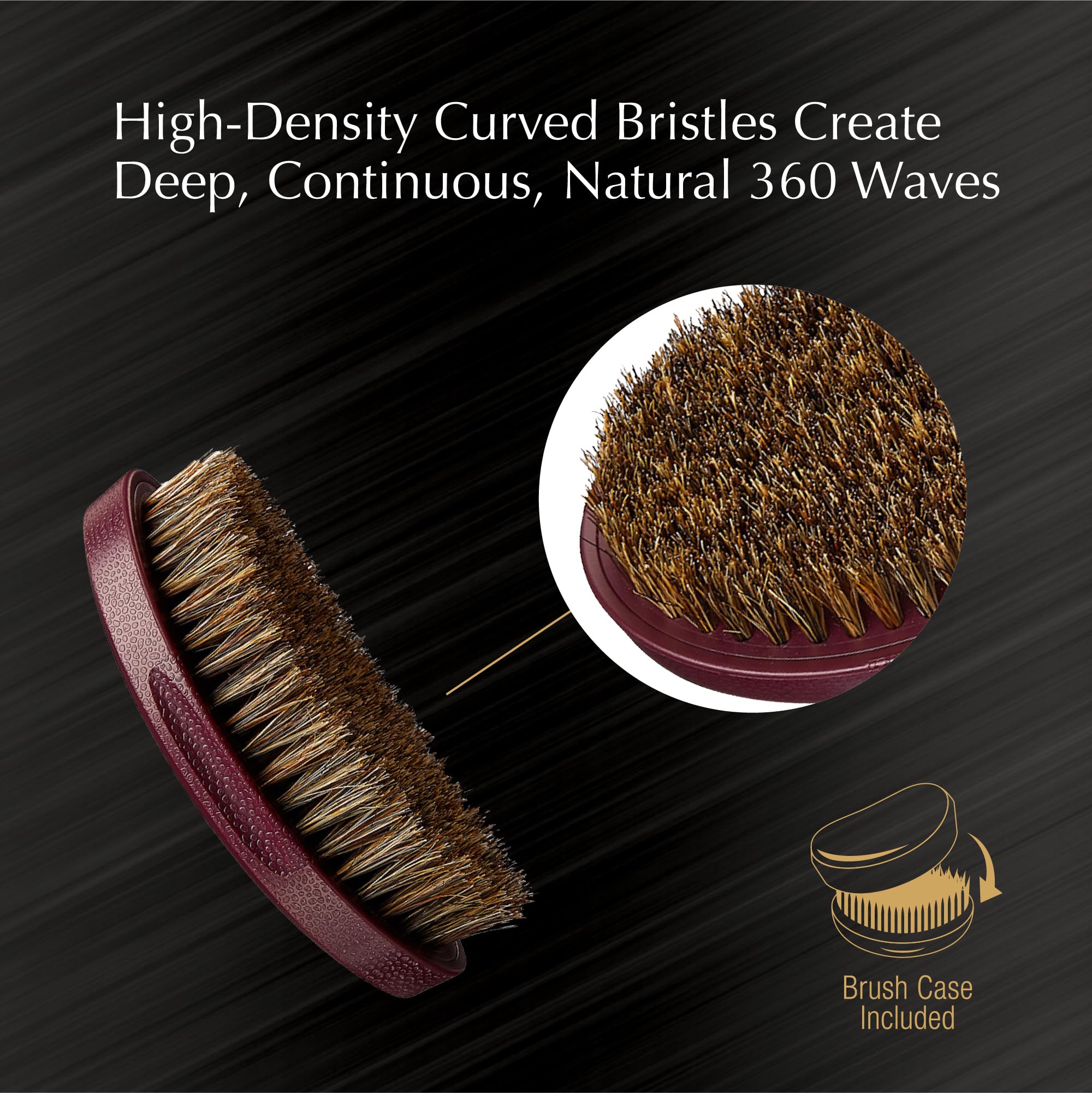 Red by Kiss 360 Waves Definition Brush bristles for wave shaping