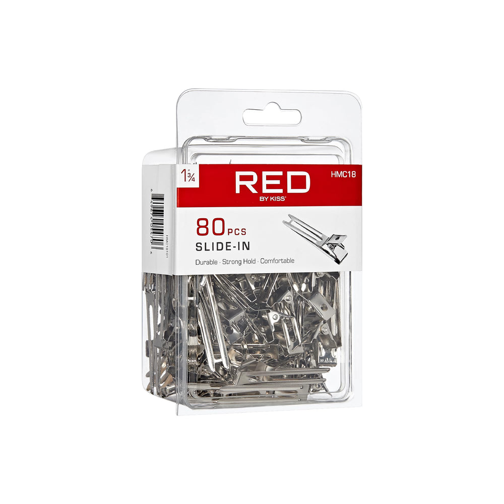 Red by Kiss rust-free metal clips withstand daily salon use