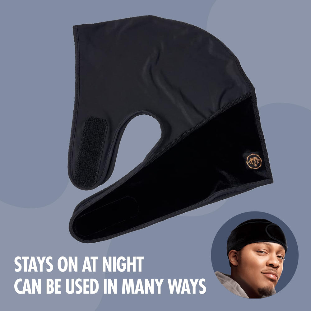 Durag Bow Wow para uso nocturno, Red by Kiss protege el cabello.