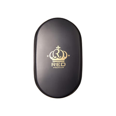 Red by Kiss Bow Wow X Twist King brush side view highlighting durable, washable design.
