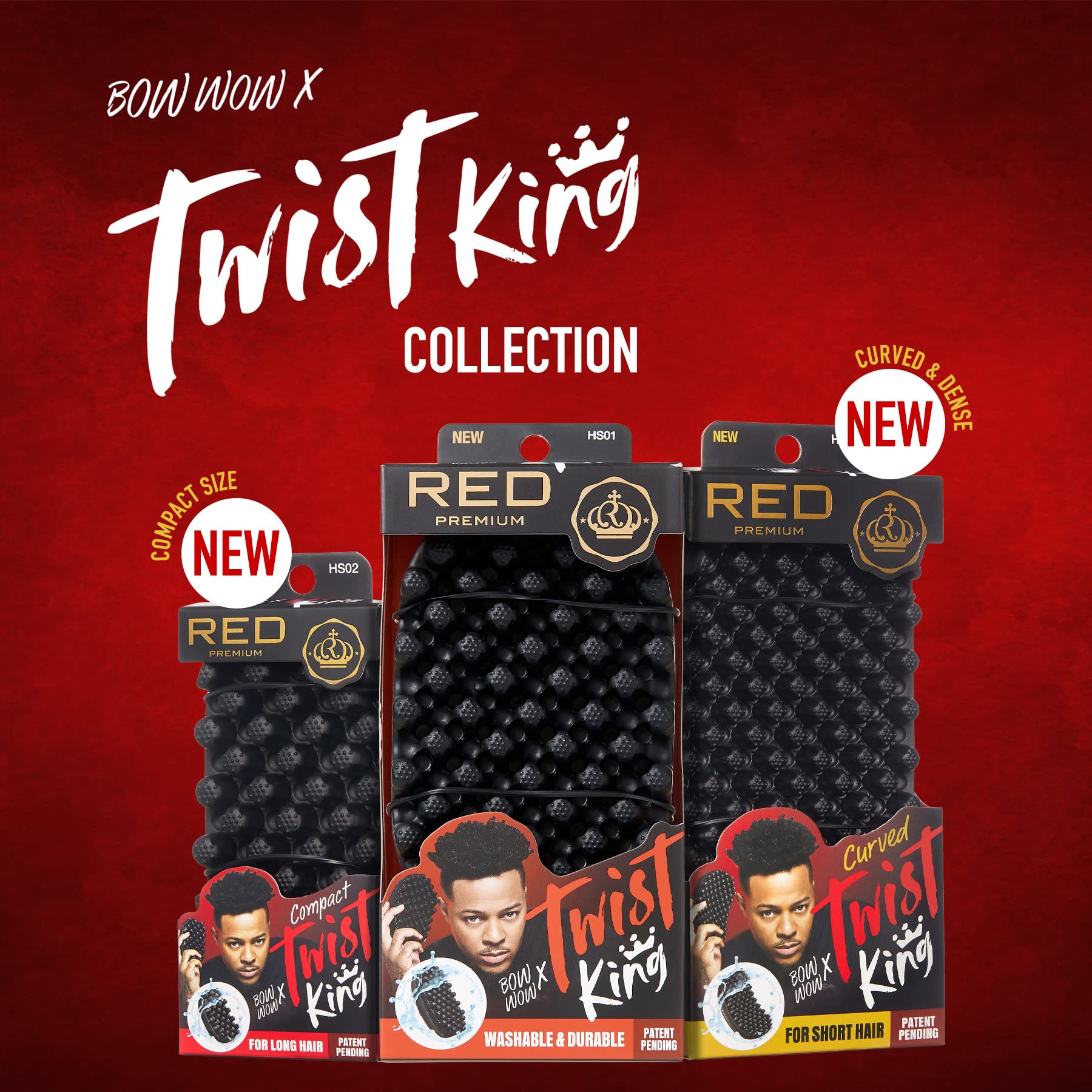 In-use shot of Red by Kiss Bow Wow X Twist King during a twisting session.