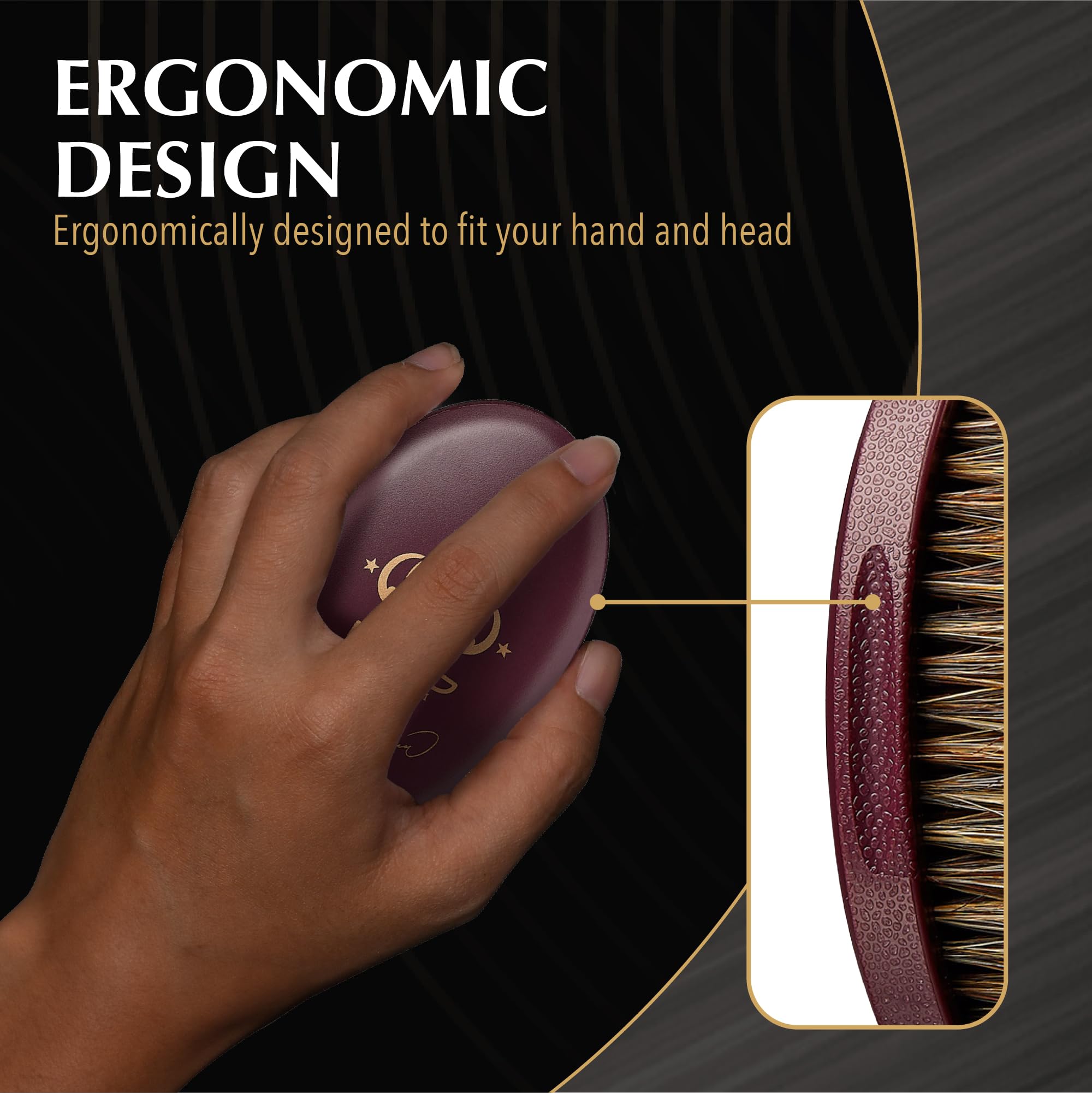Red by Kiss Coarse hair brush designed for longer textures