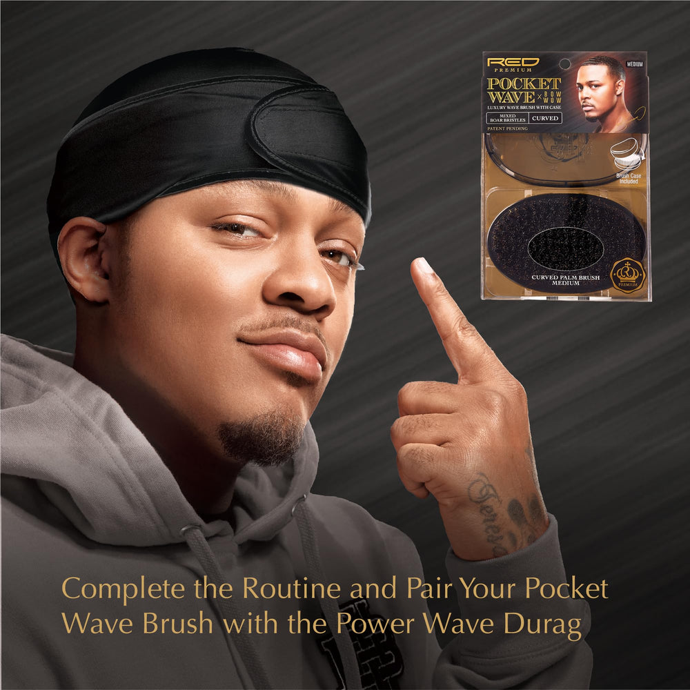 Red by Kiss brush smoothing coarse hair for defined wave definition