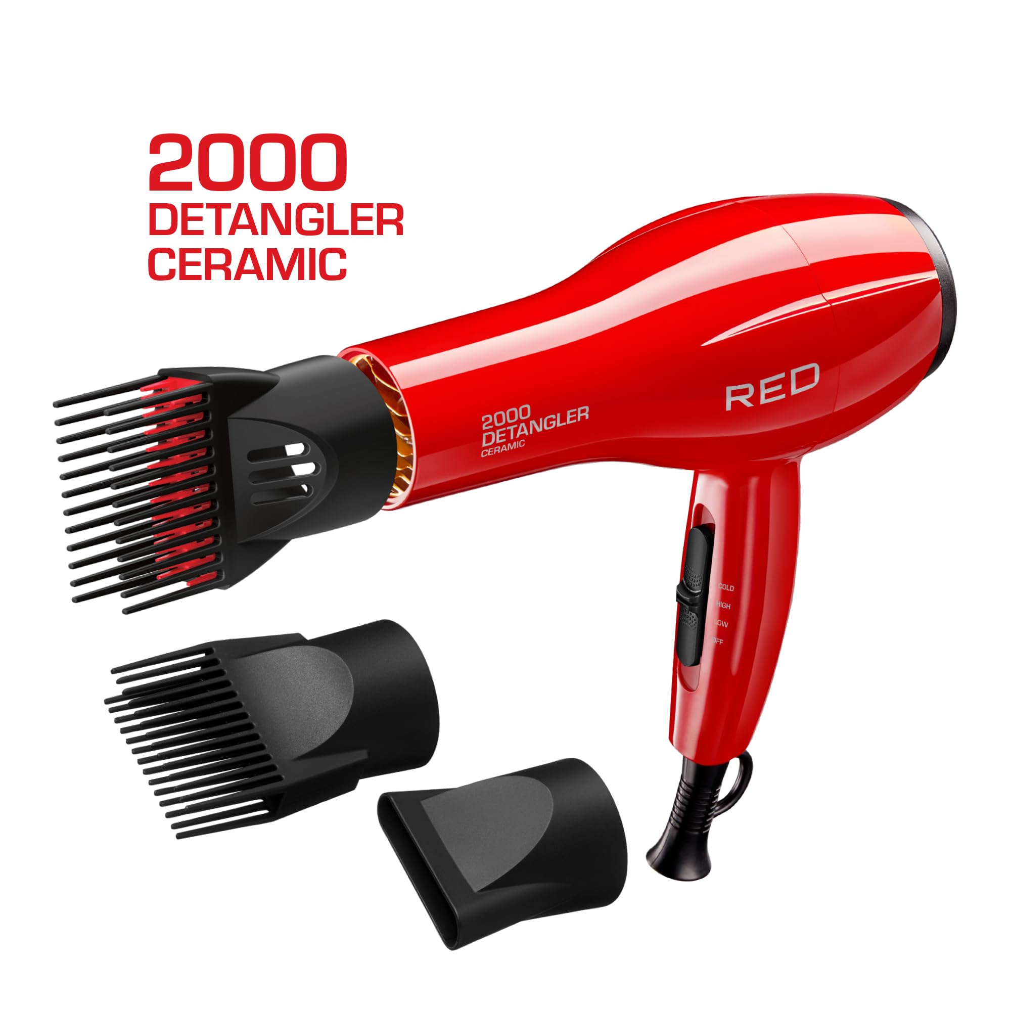 Red by Kiss Air Concentrator for precise, focused drying.