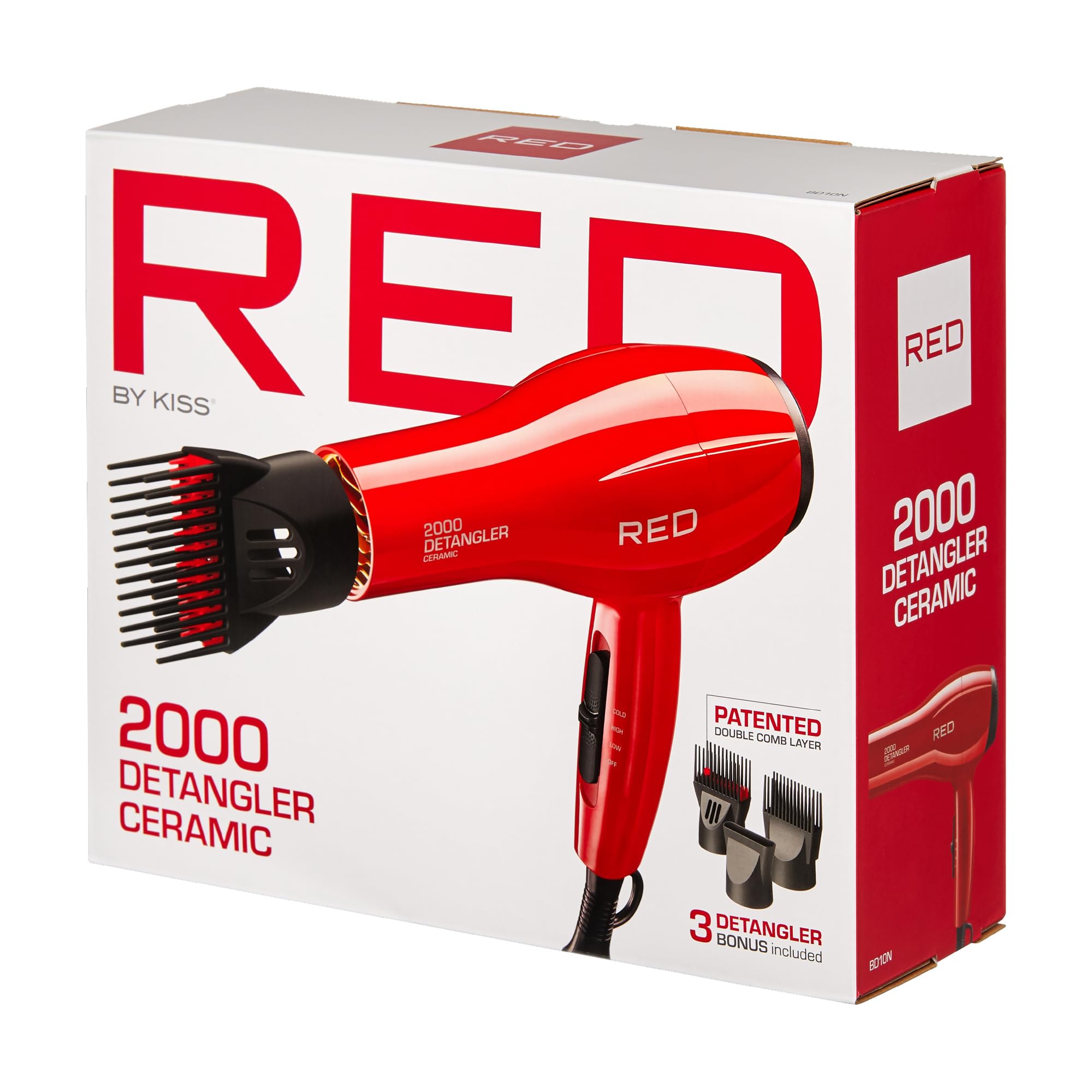 Red by Kiss Cool Shot button to set your finished look.