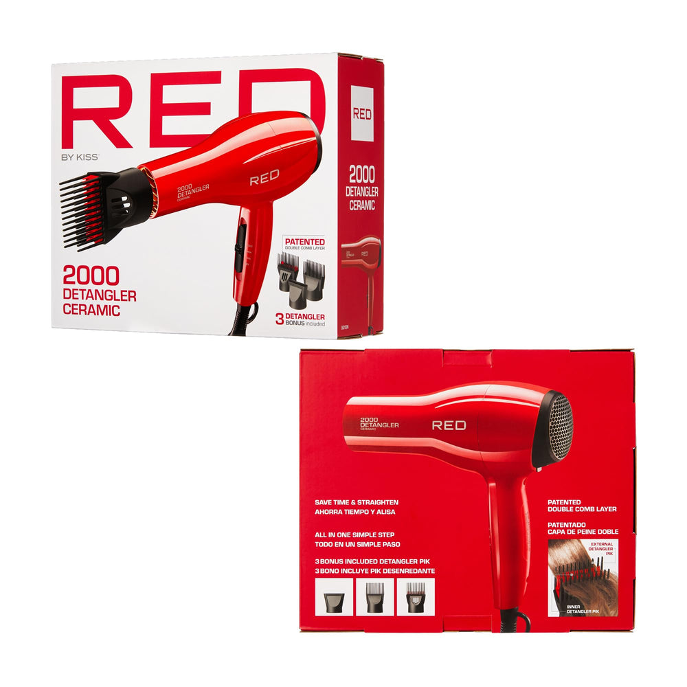 Red by Kiss Hanging Loop for convenient storage after use.
