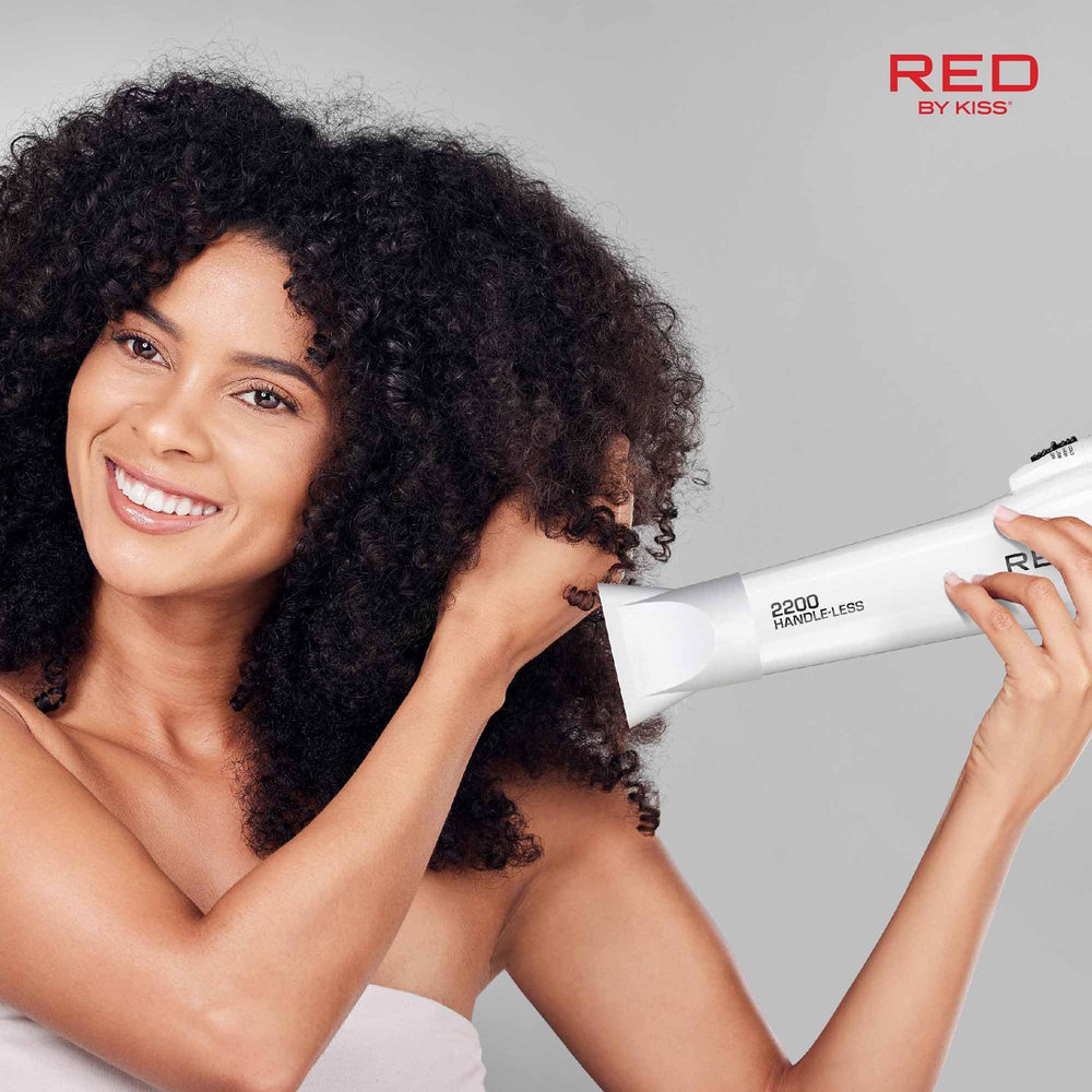 Red by Kiss diffuser enhances natural curl definition.