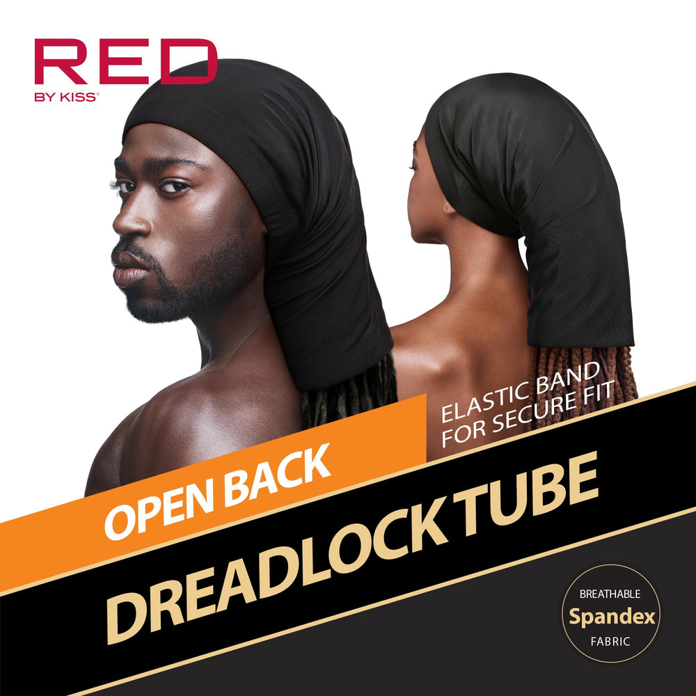 Active life ready RED by Kiss Dreadlock Tube during workouts and travel