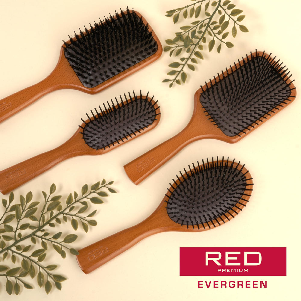 Red by Kiss Evergreen unisex brush suitable for men, women, and kids
