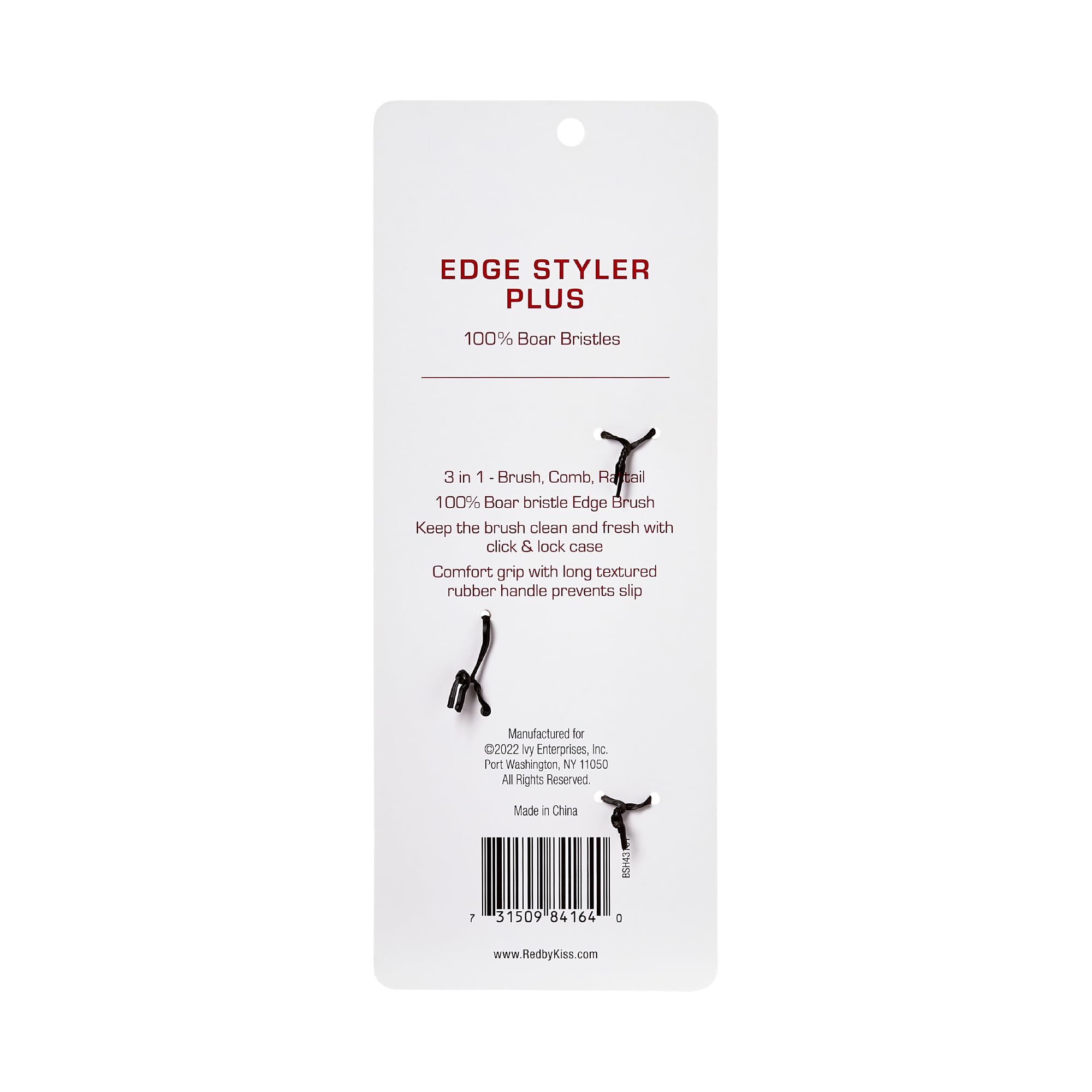 Red by Kiss fine-tooth comb assists precise detailing and part creation.
