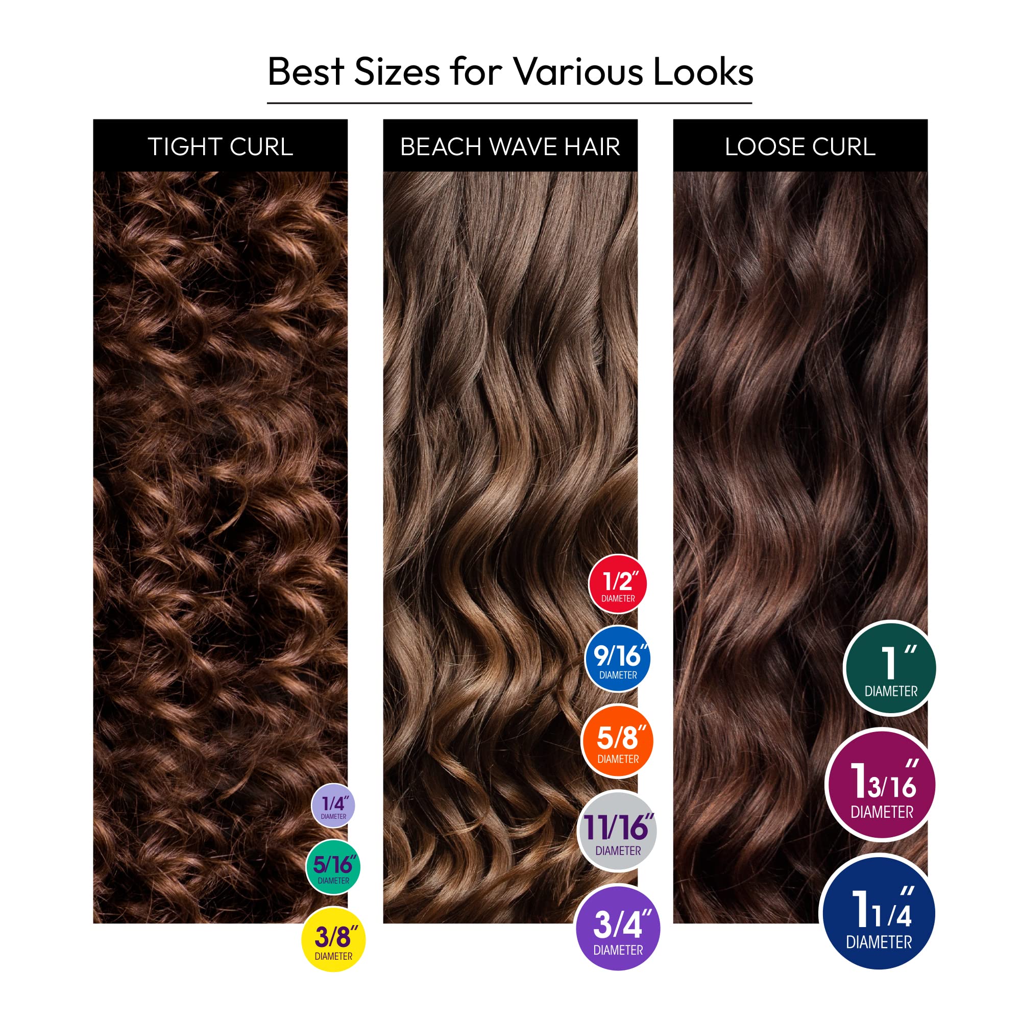 Red by Kiss Flexi Rods heatless styling promotes gentle curl formation.
