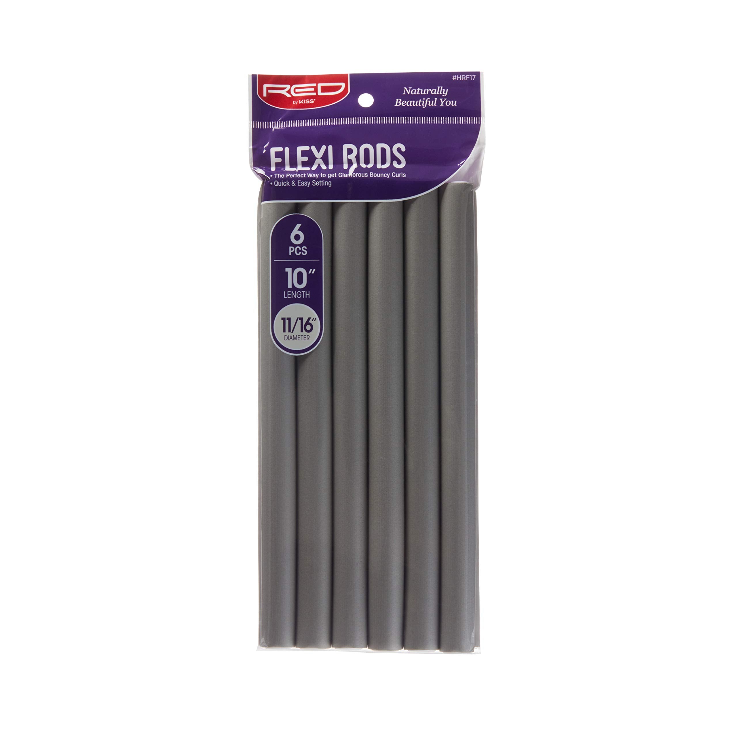 Red by Kiss Flexi Rods deliver soft curls on pillow for heatless styling