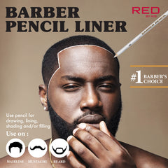 Red by Kiss hairline outliner pencil creates crisp, balanced edges