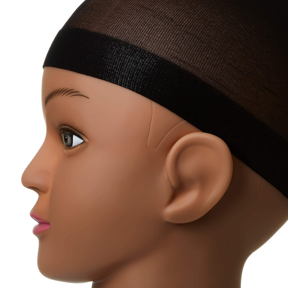 Red by Kiss jumbo wig cap black 2pc lightweight yet durable for daily use
