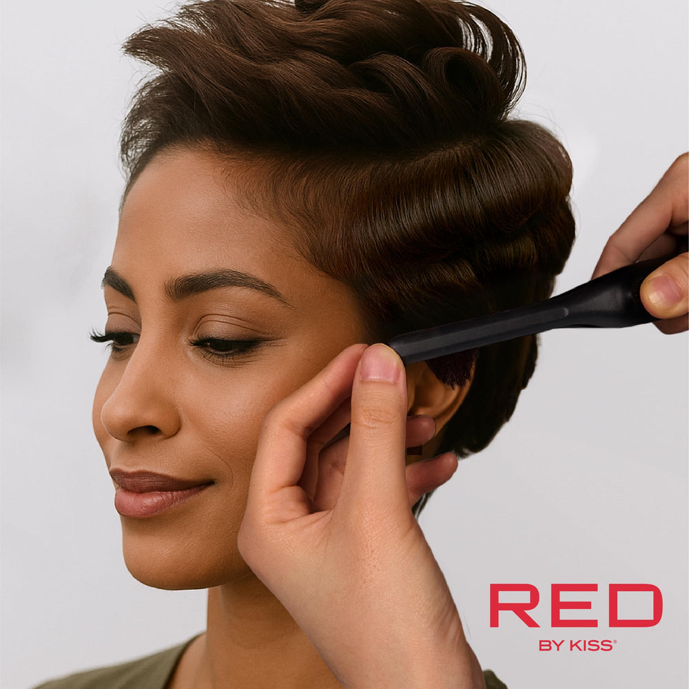 Red by Kiss Pencil Flat Iron 0.3 inch plate: precise, narrow styling.