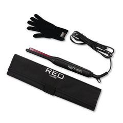 Red by Kiss Pencil Flat Iron heat 450F performance for consistent styling control.