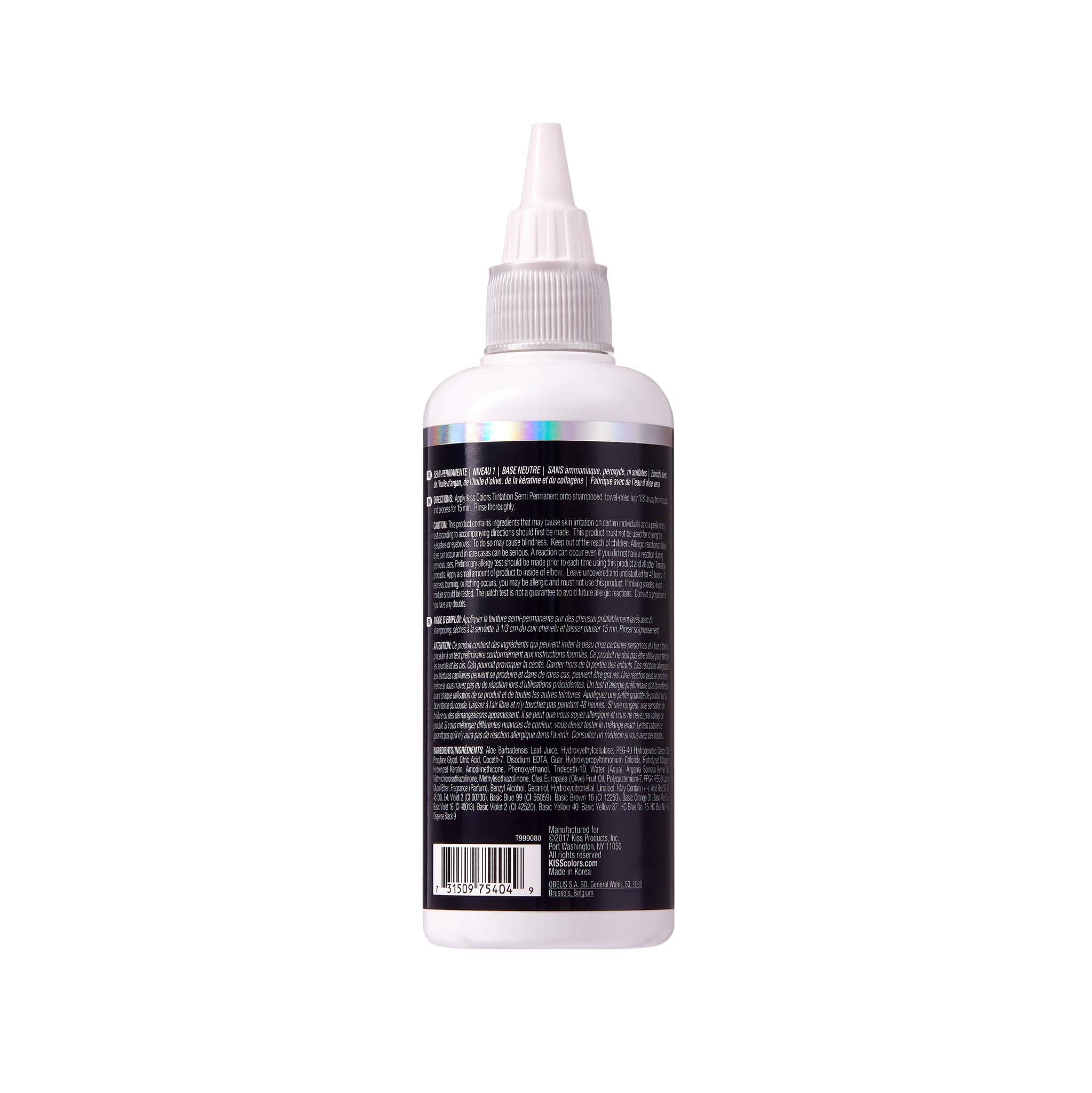 Red by Kiss Tintation application kit with gloves for smooth color application.