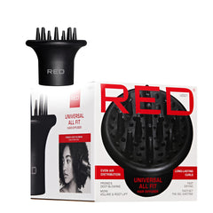 Red by Kiss Universal Diffuser fits most nozzles for fast, easy attachment.