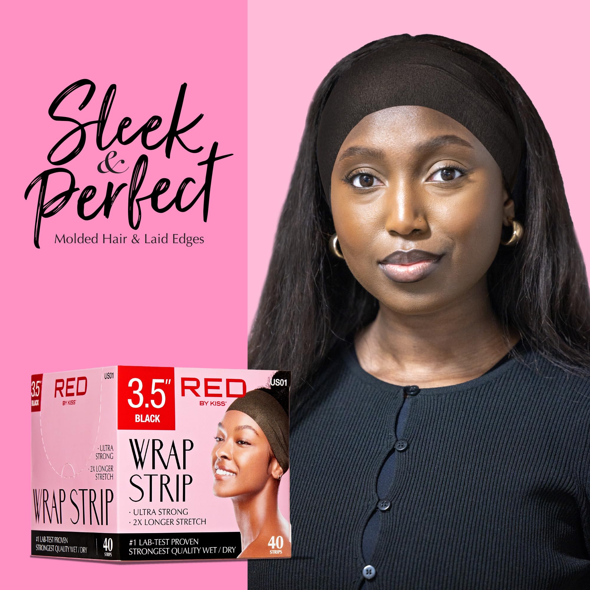 Red by Kiss compatible with wet or dry hair use.