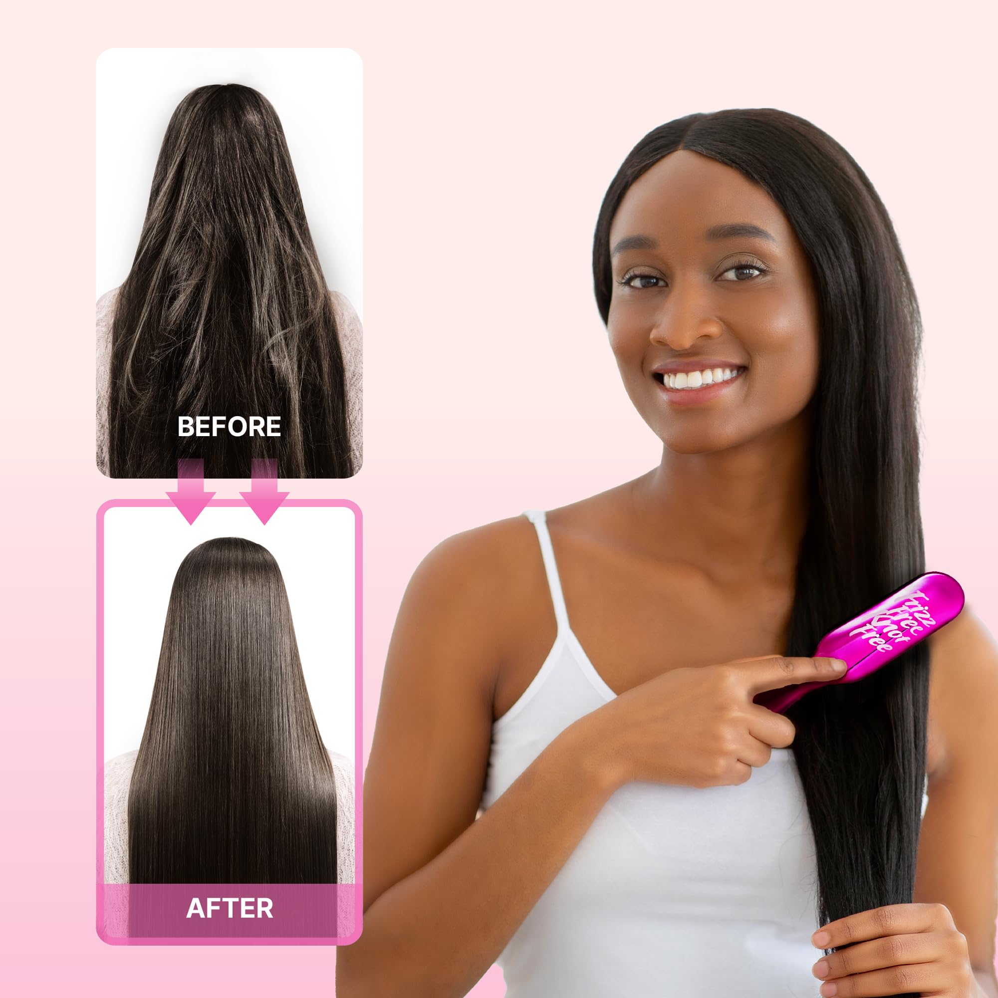 RED by Kiss Wig Brush ideal for wigs and extensions.