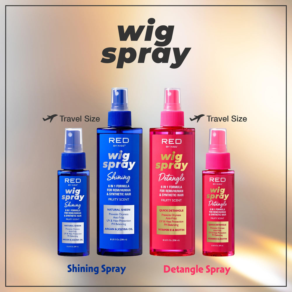 Red by Kiss Wig Spray aroma prolongado para sensaciones frescas.