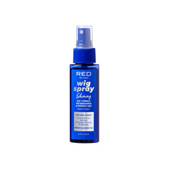Red by Kiss Wig Spray brillo extra para cabello, mejora el aspecto suave y natural.