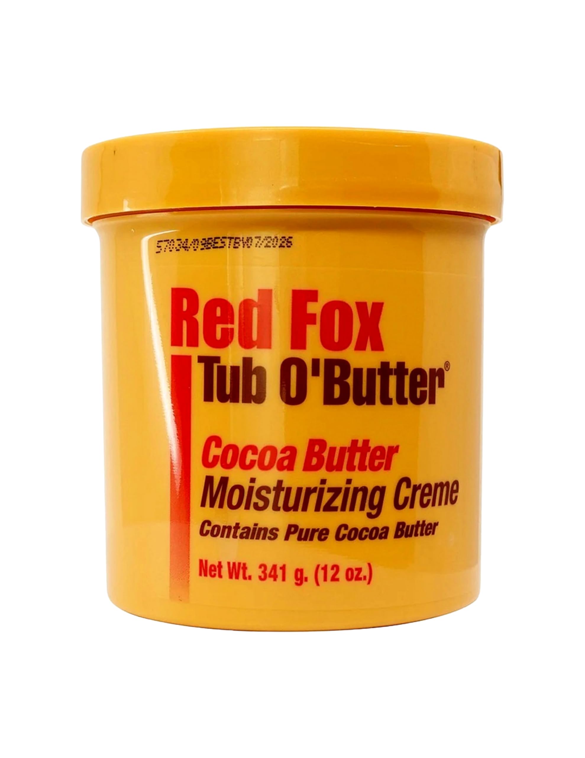 Red Fox moisturizing creme texture ready for daily use on dry skin.