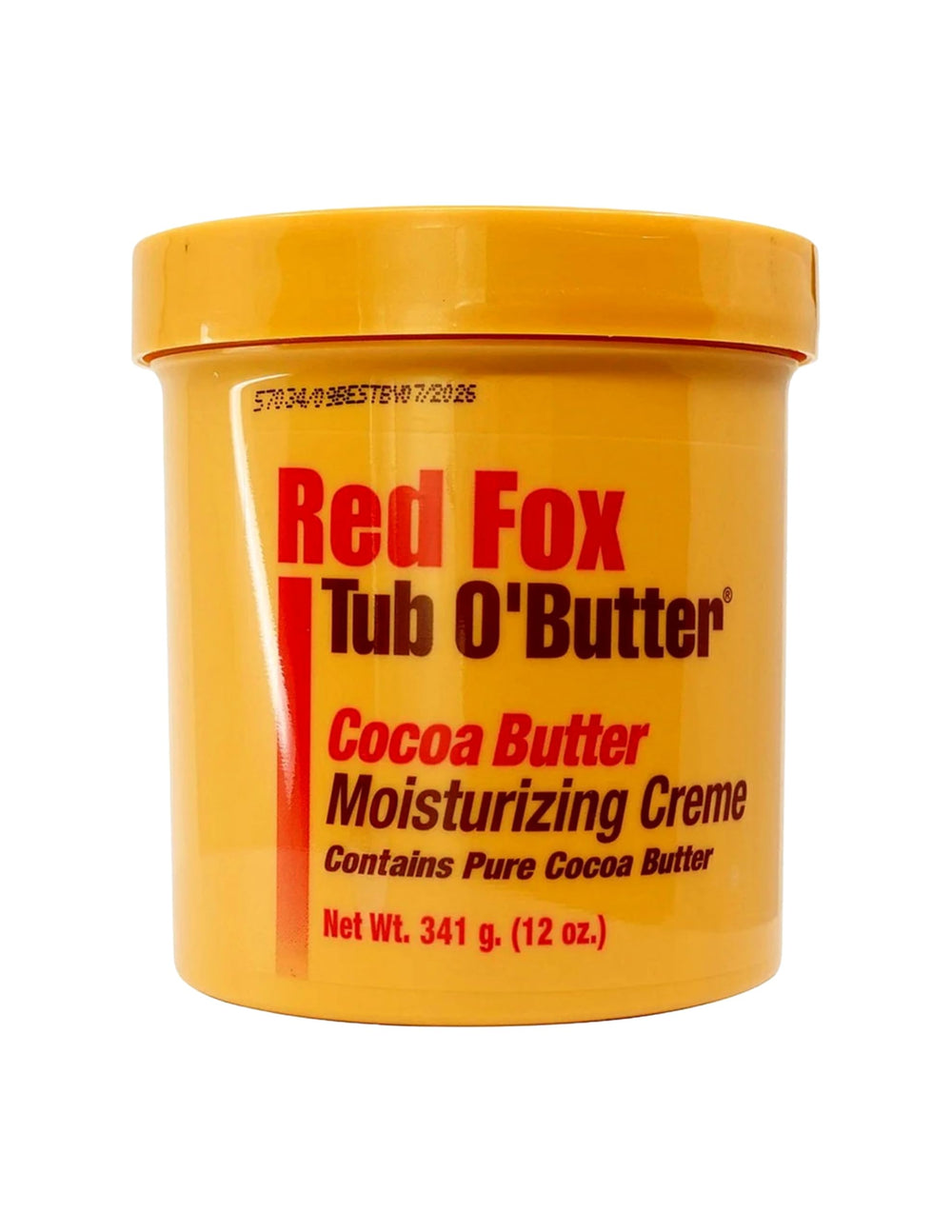 Red Fox moisturizing creme texture ready for daily use on dry skin.