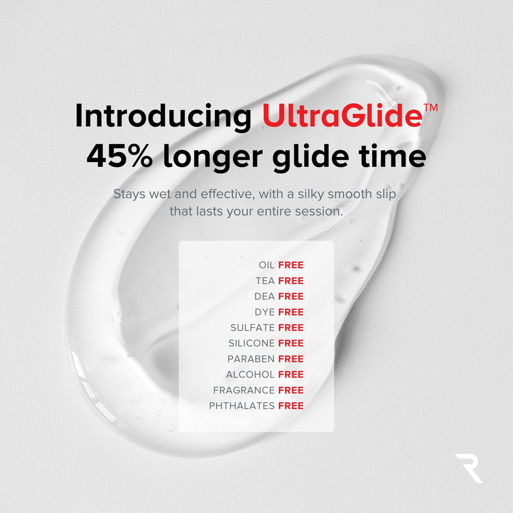 RED Medical Supplies Age-Defying Gel bottle pour demonstrates quick absorption without greasiness.