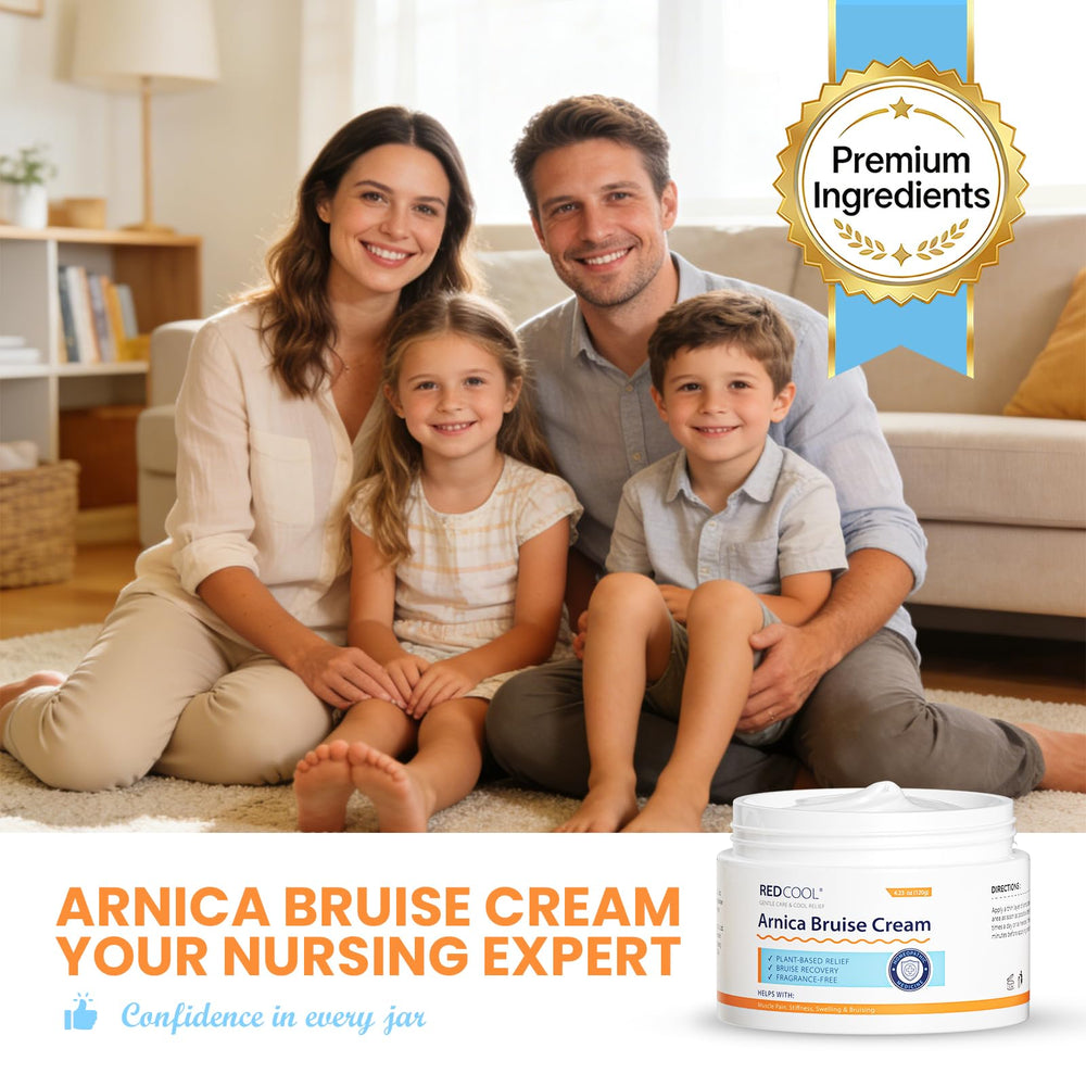 Redcool Arnica Cream suited for a daily thin-skin routine.