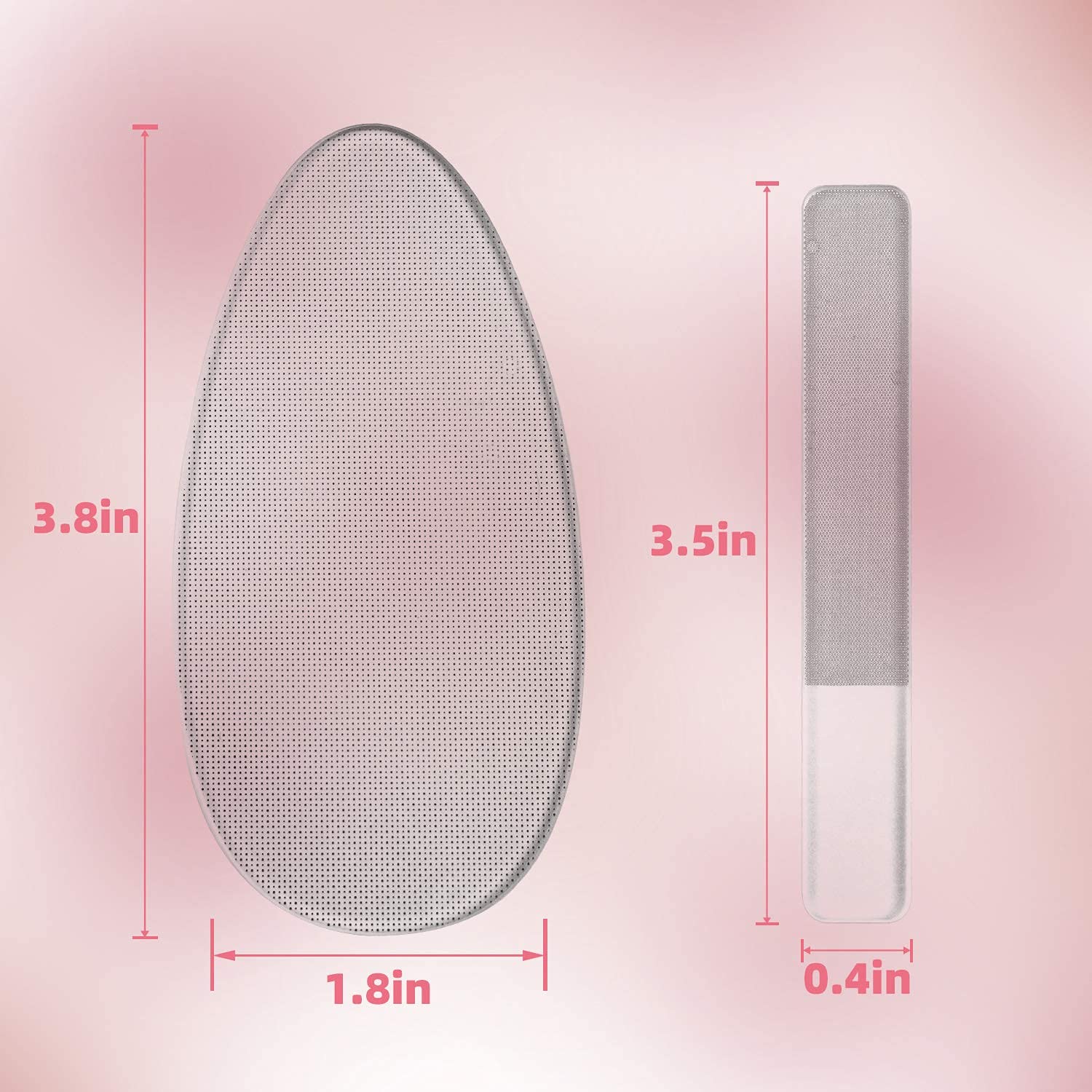 RedFlow crystal nail buffer closeup for a polished finish.