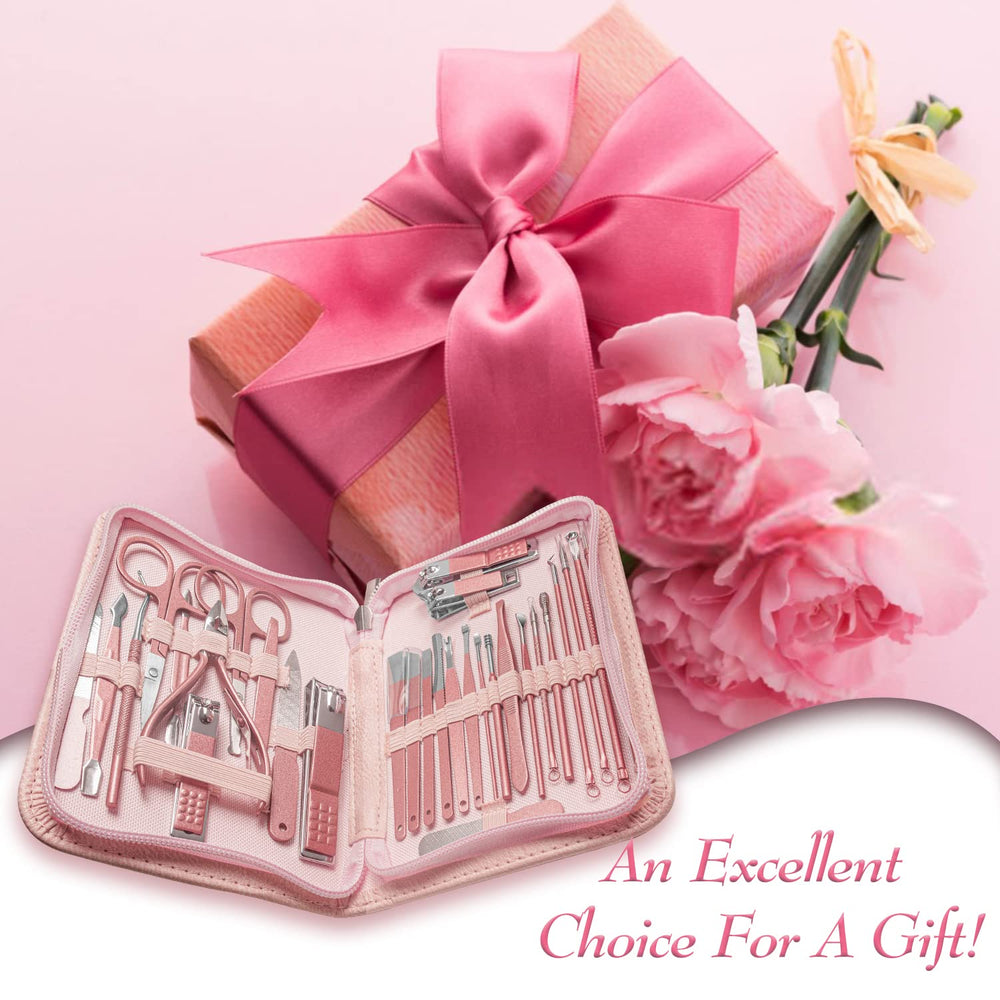 RedFlow gift-ready manicure set, an elegant present for loved ones.