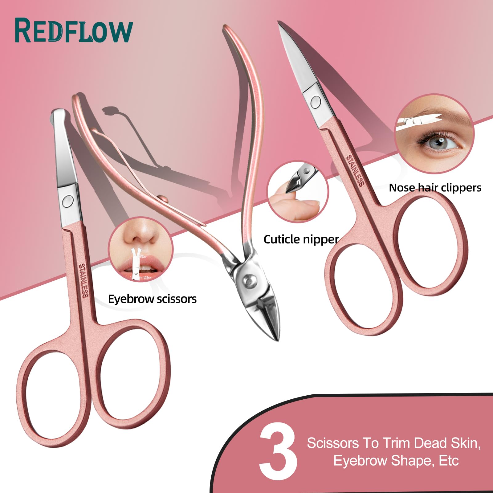 RedFlow leather travel bag, durable case keeps tools organized.