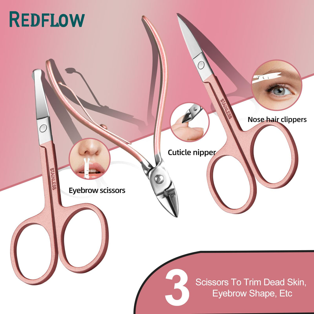 RedFlow leather travel bag, durable case keeps tools organized.