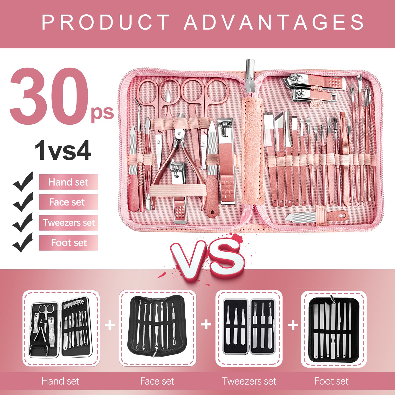 RedFlow nail clippers pro-grade, precision blades for clean trims.