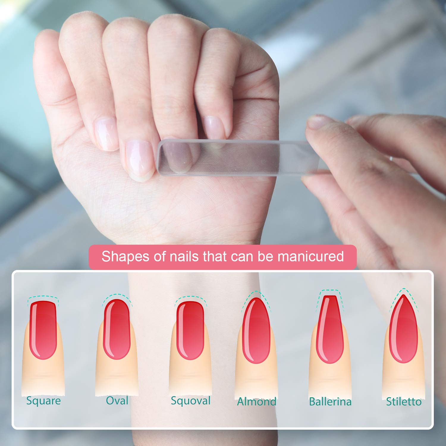 RedFlow smooth edge nail buffer for gentle finishing.