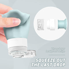 Redfly BPA-free silicone bottles safe, reusable and flexible for trips