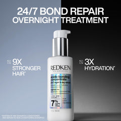 Redken bottle with lavender fragrance for overnight treatment