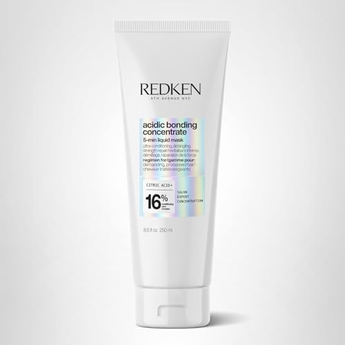 Redken Acidic Bonding Concentrate packaging close-up branding.