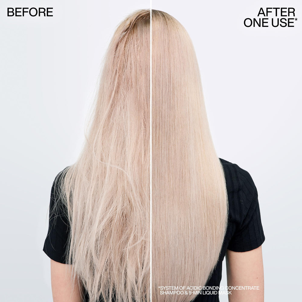 Redken mask texture close-up shows creamy conditioning for hair.