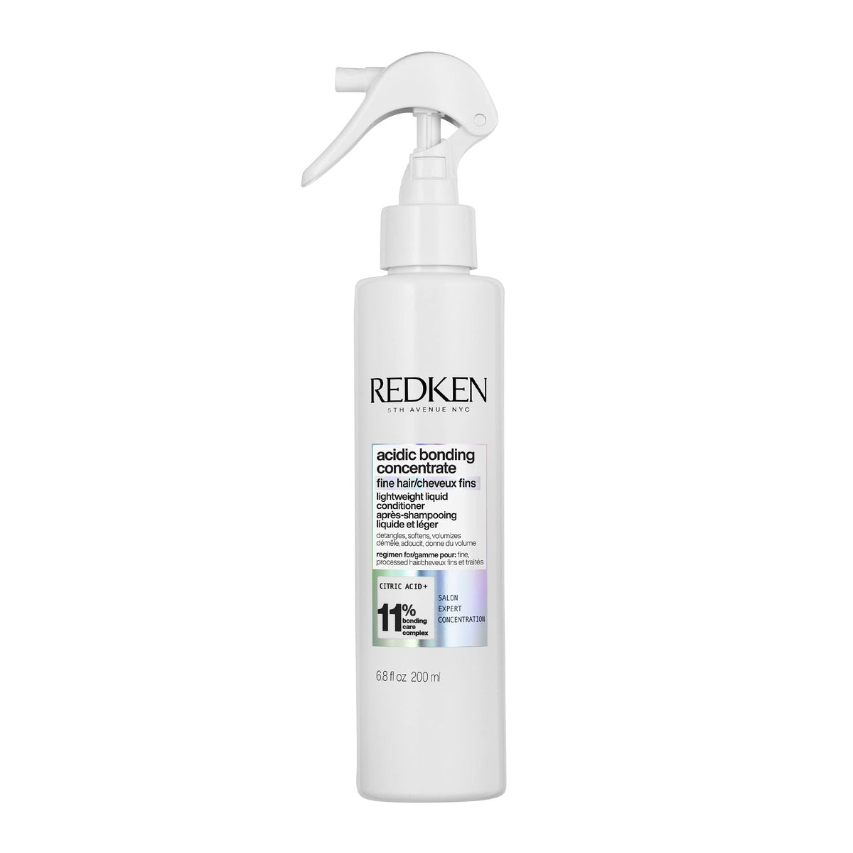 Redken Acidic Bonding Concentrate bottle front for lightweight bond repair.