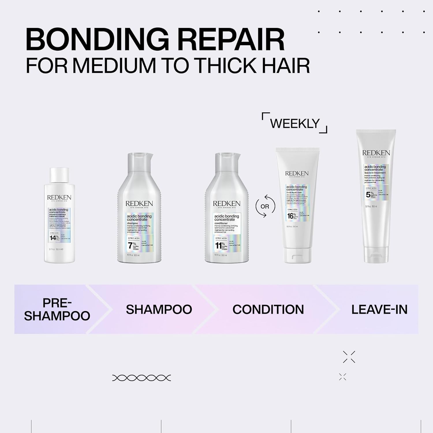 Redken conditioner in a clean bathroom setup ready for daily use